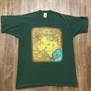 Vintage Fruit of the Loom state of Texas men’s XL T-shirt single stitch